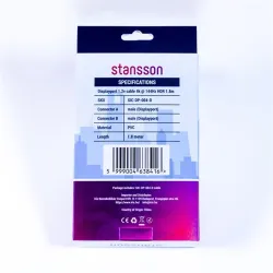 Stansson 1,8m Displayport v1.2 kábel
