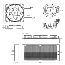 Arctic Liquid Freezer III 280 A-RGB White