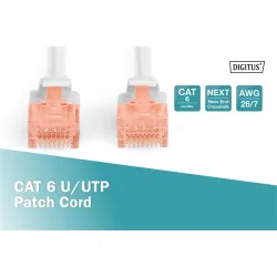 Digitus DK-1612-050 U/UTP patch kábel CAT6 5m szürke