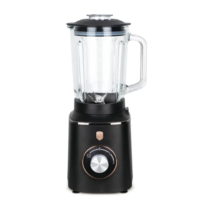 Berlinger Haus BH/9449N 1,5 L-es mércés edzett üvegkancsóval fekete- rose gold turmixgép Berlinger Haus BH/9449N 1,5 L-es mércés edzett üvegkancsóval fekete- rose gold turmixgép