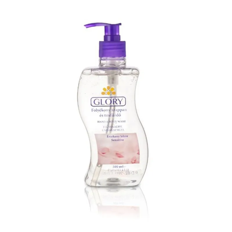 Glory/HC 500 ml érzékeny bőrre folyékony szappan és tusfürdő Glory/HC 500 ml érzékeny bőrre folyékony szappan és tusfürdő