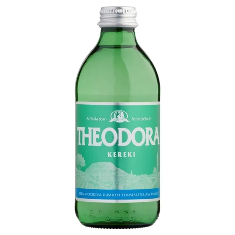 Theodora 0,33l 24db/csomag DRS egyutas visszaváltási díjas üveges szénsavas ásványvíz Theodora 0,33l 24db/csomag DRS egyutas visszaváltási díjas üveges szénsavas ásványvíz