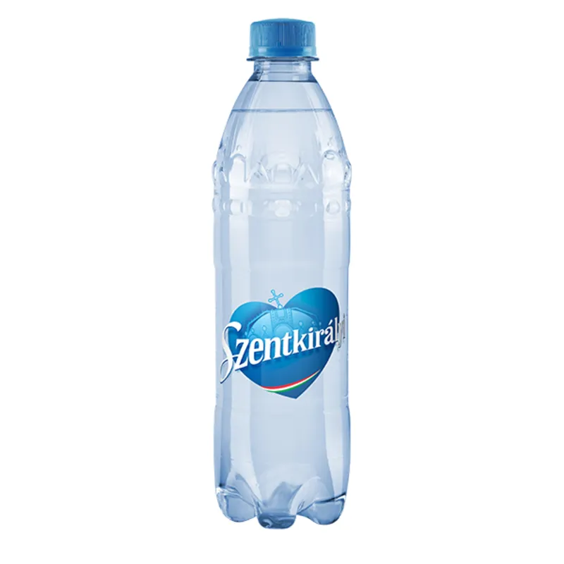 Szentkirályi 0,5l 18db/csomag DRS egyutas visszaváltási díjas PET palackos szénsavas ásványvíz Szentkirályi 0,5l 18db/csomag DRS egyutas visszaváltási díjas PET palackos szénsavas ásványvíz