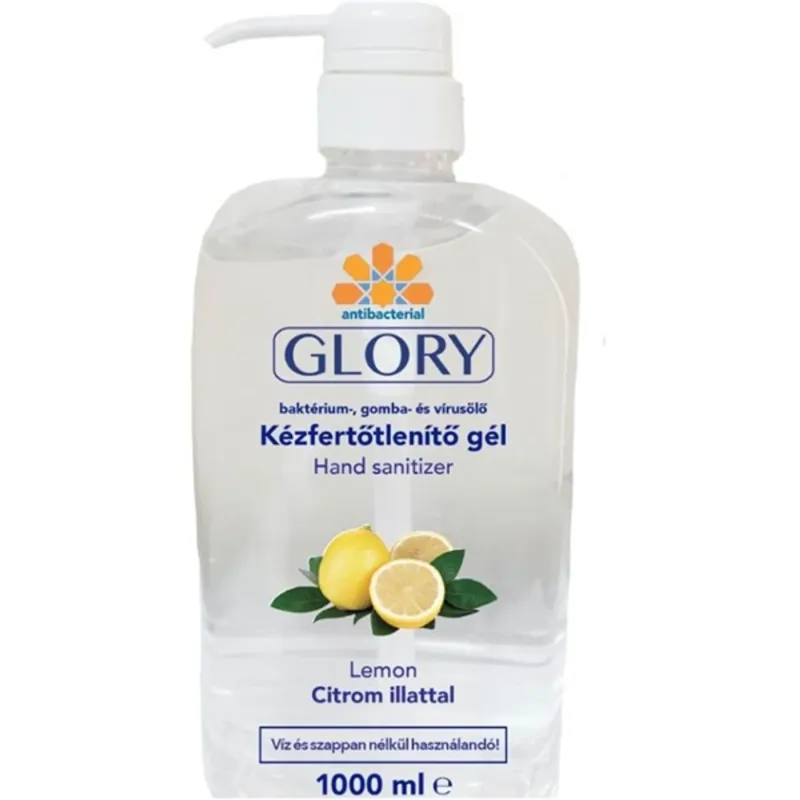 Glory/HC gél Citrom 1000 ml kézfertőtlenítő Glory/HC gél Citrom 1000 ml kézfertőtlenítő