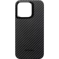 Pitaka 128969 1500D iPhone 15 fekete/szürke aramid hátlap