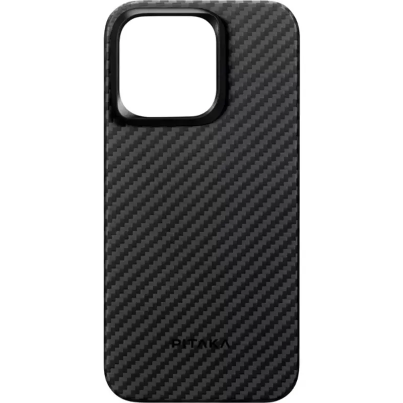 Pitaka 128971 1500D iPhone 15 Plus fekete/szürke aramid hátlap Pitaka 128971 1500D iPhone 15 Plus fekete/szürke aramid hátlap