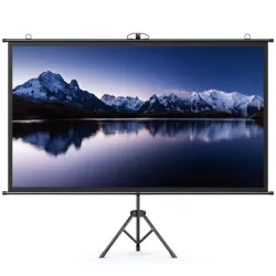Yaber 84" 177x96,6cm fekete állványos vetítővászon