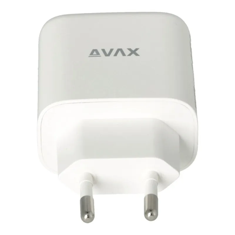 AVAX CH360 SPEEDY 65W GaN USB A (QC)+Type C (PD3.0) fehér hálózati töltő AVAX CH360 SPEEDY 65W GaN USB A (QC)+Type C (PD3.0) fehér hálózati töltő