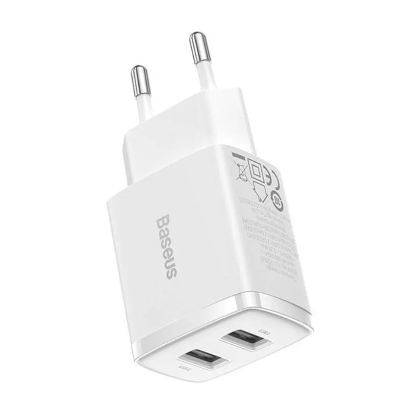 Baseus Compact töltő Quick Charger 10,5W White Baseus Compact töltő Quick Charger 10,5W White
