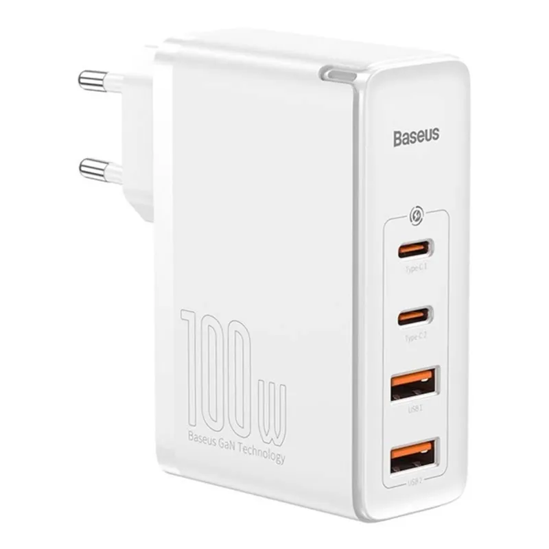 Baseus GaN2 Pro Quick Charger 100W White Baseus GaN2 Pro Quick Charger 100W White