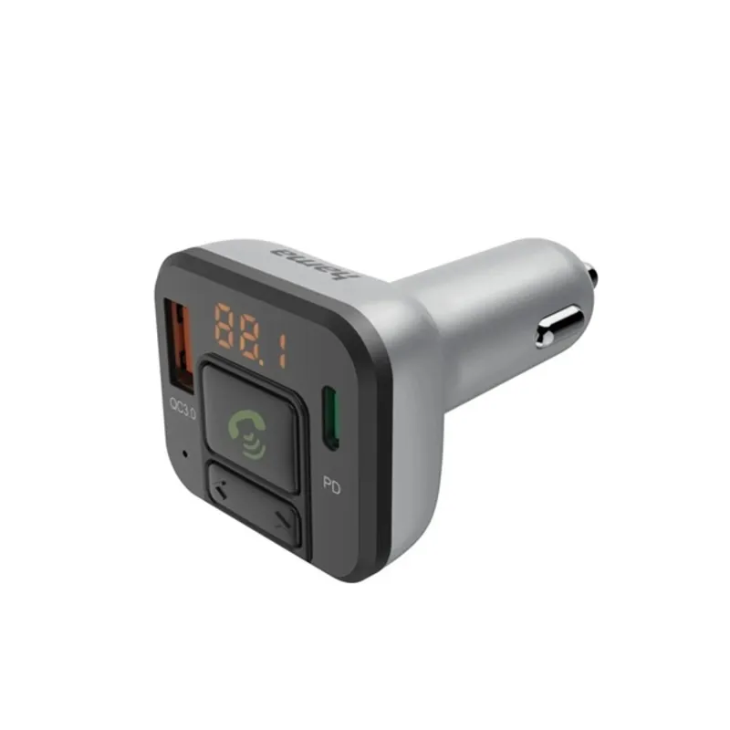 Hama 00014169 USB/Type-C fekete/ezüst FM transzmitter Hama 00014169 USB/Type-C fekete/ezüst FM transzmitter