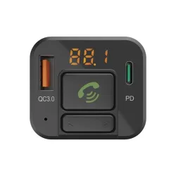 Hama 00014169 USB/Type-C fekete/ezüst FM transzmitter