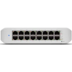Ubiquiti UniFi Switch Lite USW-Lite-16-POE - Switch - Managed - 16 x 10/100/1000 (8 PoE+) - desktop, wall-mountable - PoE+ (45 W)