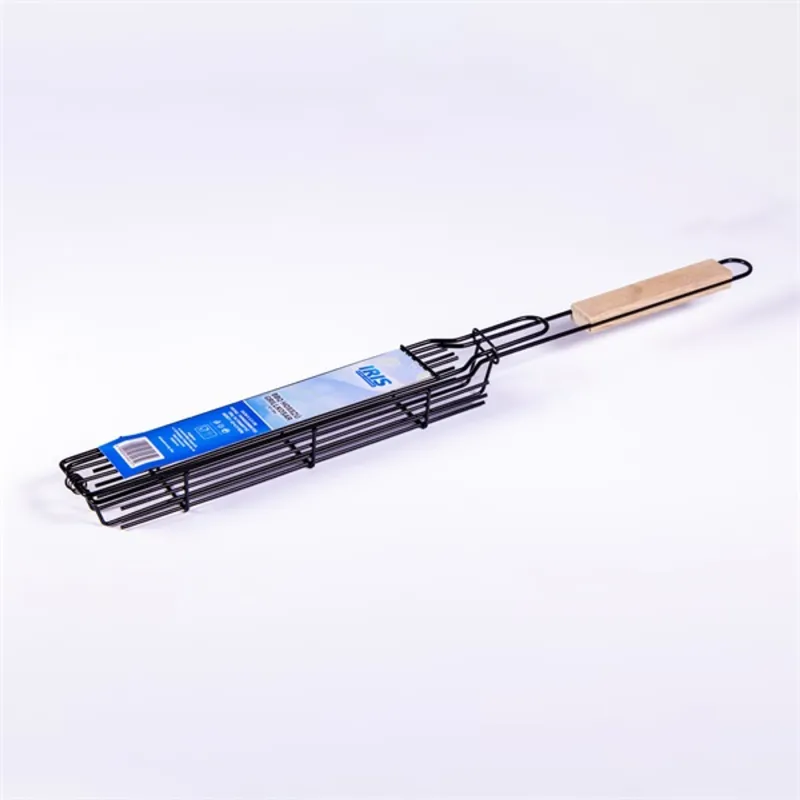 IRIS KT-204 BBQ hosszú grillkosár 25cm x 4.5 cm IRIS KT-204 BBQ hosszú grillkosár 25cm x 4.5 cm