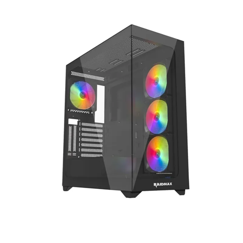 RAIDMAX i800 fekete (táp nélküli) ablakos ATX ház RAIDMAX i800 fekete (táp nélküli) ablakos ATX ház