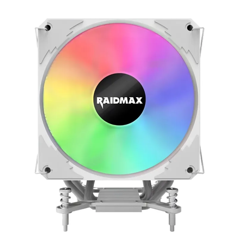 RAIDMAX AC1204KPW ARGB 120mm fehér processzor hűtő RAIDMAX AC1204KPW ARGB 120mm fehér processzor hűtő