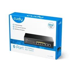 Cudy 6-Port 10/100M PoE+ Switch  (FS1006P)