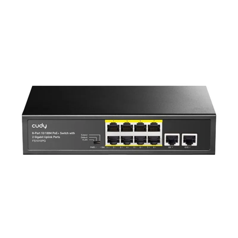 CUDY FS1010PG 8x 10/100(PoE+/PoE)+2x gigabit uplink, 120W PoE switch CUDY FS1010PG 8x 10/100(PoE+/PoE)+2x gigabit uplink, 120W PoE switch