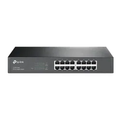 TP-Link TL-SG1016D 16-Port Gigabit Switch - Switch - unmanaged - 16 x 10/100/1000 - desktop