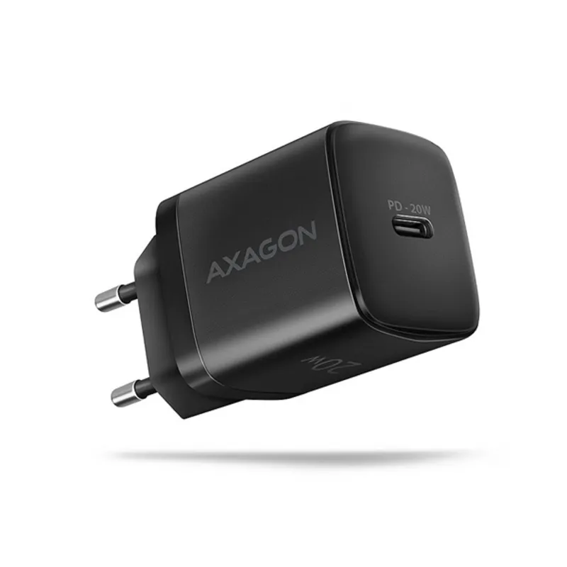 Axagon ACU-PD20 20W PD 3.0 QC Type-C fekete hálózati töltő Axagon ACU-PD20 20W PD 3.0 QC Type-C fekete hálózati töltő