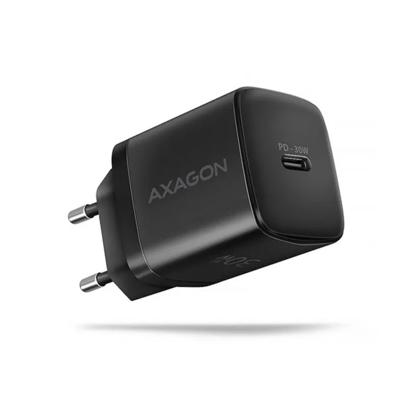 Axagon ACU-PD30 30W PD 3.0 QC Type-C fekete hálózati töltő Axagon ACU-PD30 30W PD 3.0 QC Type-C fekete hálózati töltő