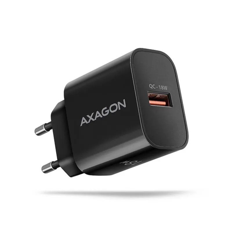 Axagon ACU-QC18 18W QC USB fekete hálózati töltő Axagon ACU-QC18 18W QC USB fekete hálózati töltő