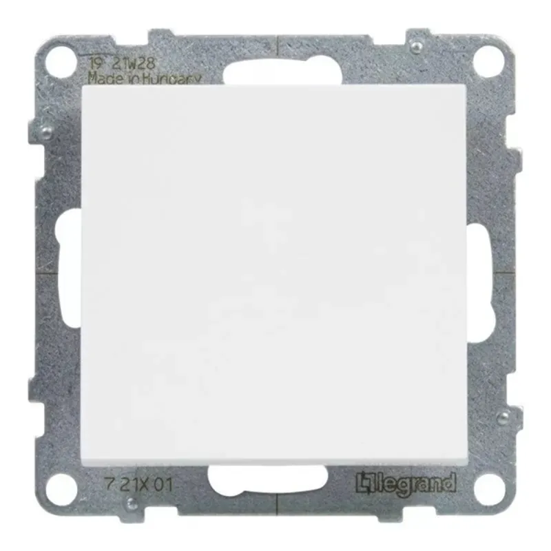 Legrand 721101 Suno 101 fehér egypólusú nyomókapcsoló Legrand 721101 Suno 101 fehér egypólusú nyomókapcsoló