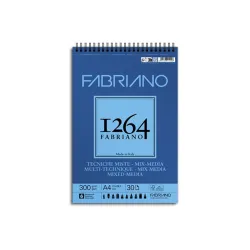 Fabriano 1264 Mixed Media 300 g A4 30 lap spirál rajz- és vázlattömb