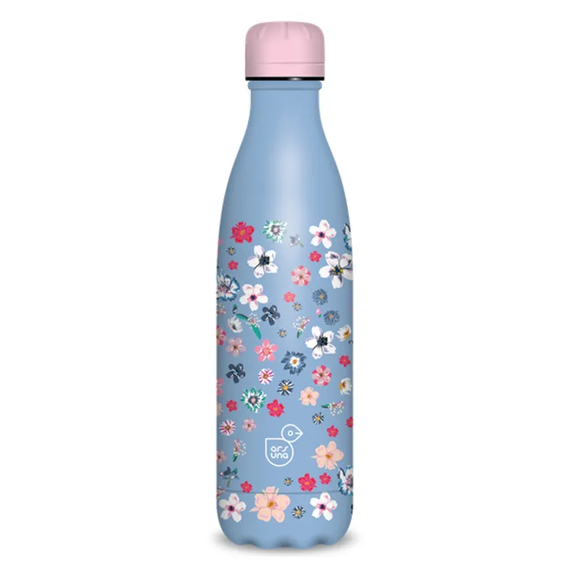 Ars Una 500 ml-es Pearl Blossom Blue 24 (5376) duplafalú fémkulacs Ars Una 500 ml-es Pearl Blossom Blue 24 (5376) duplafalú fémkulacs