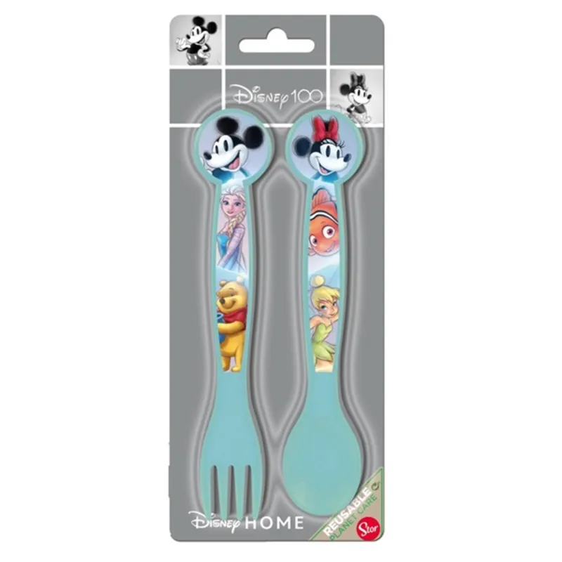IRIS DISNEY 2 részes műanyag evőeszköz szett IRIS DISNEY 2 részes műanyag evőeszköz szett