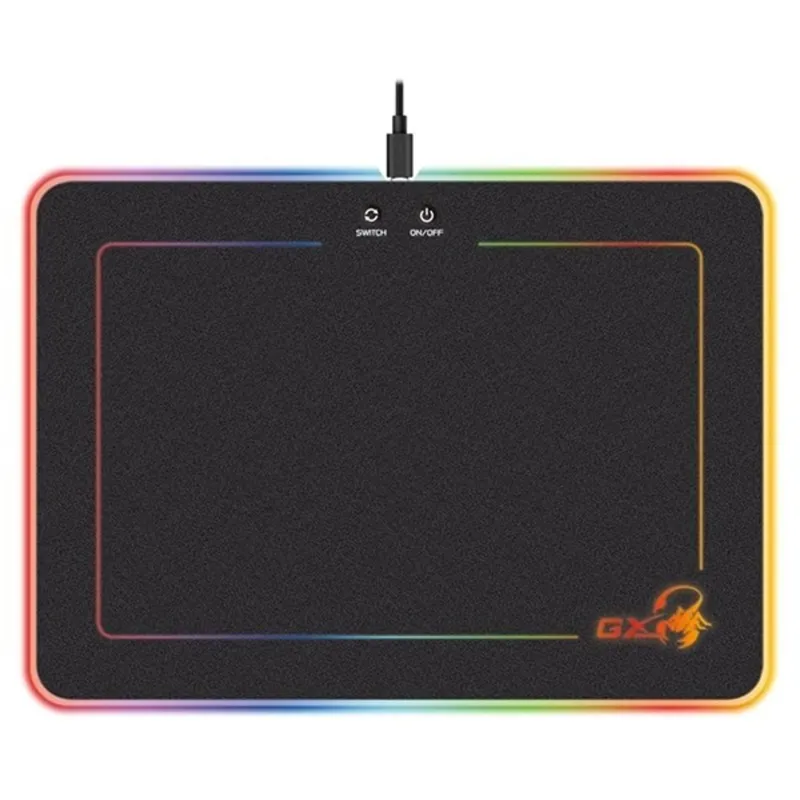 Genius GX-Pad 600H RGB gaming egérpad fekete Genius GX-Pad 600H RGB gaming egérpad fekete