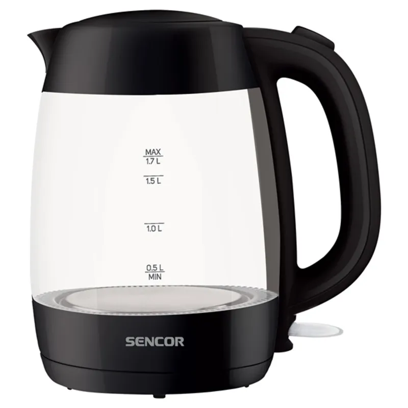 Sencor SWK 7301BK 1,7l üveg fekete vízforraló Sencor SWK 7301BK 1,7l üveg fekete vízforraló