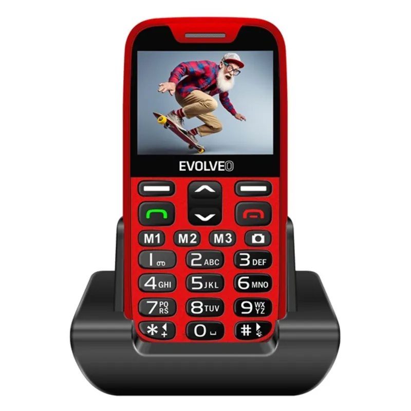 Evolveo EasyPhone XR EP601 2,3" piros mobiltelefon Evolveo EasyPhone XR EP601 2,3" piros mobiltelefon