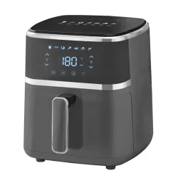 TOO AF-140B-1350 W fekete 5 L forrólevegős sütő digitális vezérléssel (air fryer)