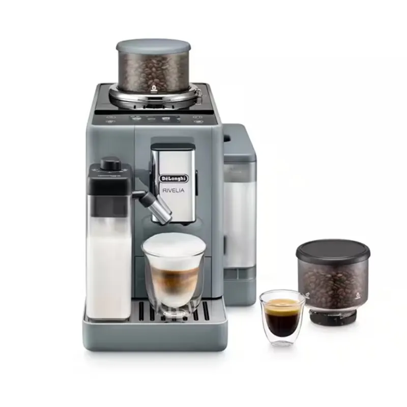 DeLonghi Rivelia EXAM440.55.G LatteCrema grafitszürke automata tejtartályos kávéfőző DeLonghi Rivelia EXAM440.55.G LatteCrema grafitszürke automata tejtartályos kávéfőző