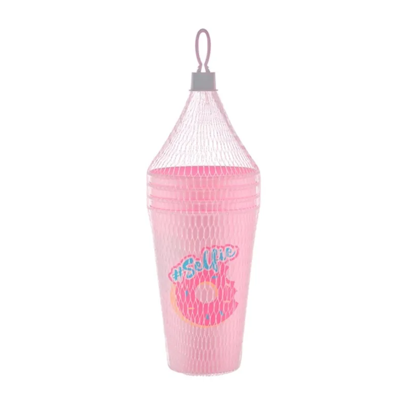 IRIS L-00732 Lemonade 4 darabos pohár szett 4*450ml, sárga, kék vagy rózsaszín IRIS L-00732 Lemonade 4 darabos pohár szett 4*450ml, sárga, kék vagy rózsaszín