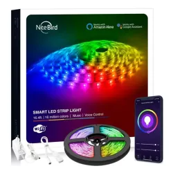 Led szalag NITEBIRD SL2 Smart Wi-Fi-s RGB 5m, zene és APP vezérlés