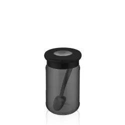 IRIS C-00509 Black Pearl üveg tároló kanállal 380ml
