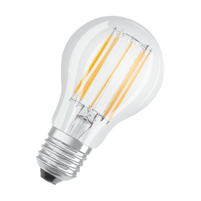 Osram Value átlátszó üveg búra E27 11W, 1521m, 4000K hideg fehér LED körte izzó Osram Value átlátszó üveg búra E27 11W, 1521m, 4000K hideg fehér LED körte izzó