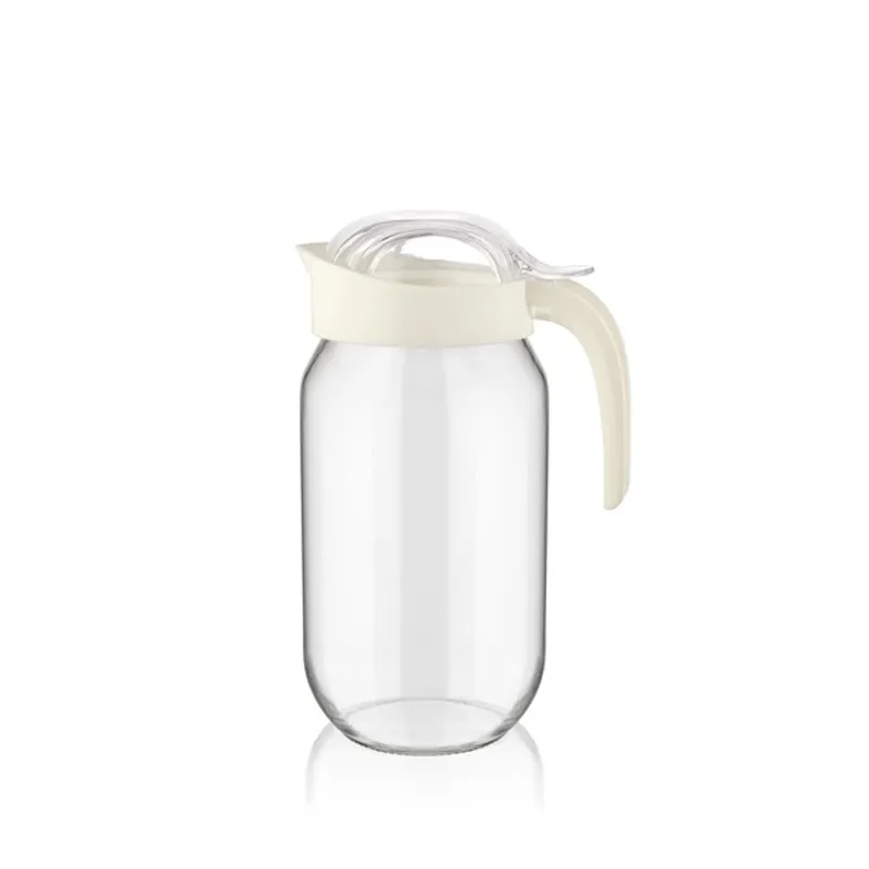 IRIS C-00124 Fiore üvegkancsó 1.000ml, fekete vagy elfántcsont színű IRIS C-00124 Fiore üvegkancsó 1.000ml, fekete vagy elfántcsont színű