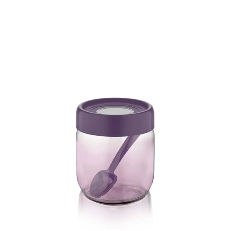 IRIS C-00420 Rainbow lila üveg tároló 425ml IRIS C-00420 Rainbow lila üveg tároló 425ml