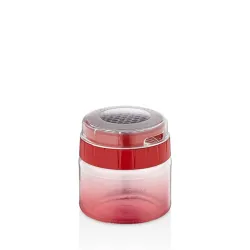 IRIS C-00479 Rainbow piros reszelő  üveg tárolóval 300ml