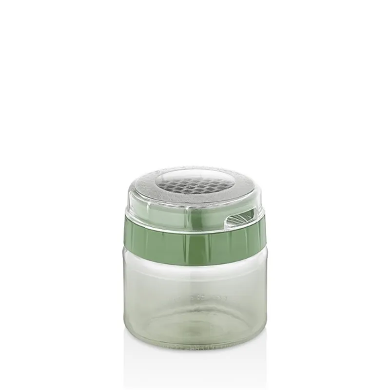 IRIS C-00493 Rainbow zöld reszelő üveg tárolóval 300ml IRIS C-00493 Rainbow zöld reszelő üveg tárolóval 300ml