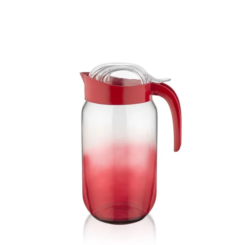 IRIS C-00476 Rainbow piros üvegkancsó 1.000ml IRIS C-00476 Rainbow piros üvegkancsó 1.000ml