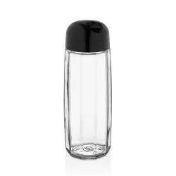 IRIS C-00442 Round Polygon üveg tároló 1.600ml, fekete vagy elfántcsont színű
