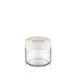 IRIS C-00113 Ring üveg tároló 300ml, fekete, elfántcsont vagy szürke színű