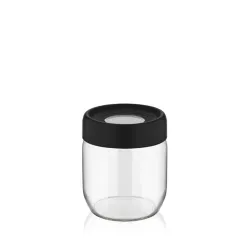 IRIS C-00114 Ring üveg tároló 425ml, fekete, elfántcsont vagy szürke színű