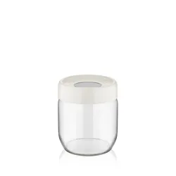 IRIS C-00114 Ring üveg tároló 425ml, fekete, elfántcsont vagy szürke színű