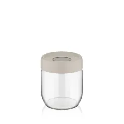IRIS C-00114 Ring üveg tároló 425ml, fekete, elfántcsont vagy szürke színű