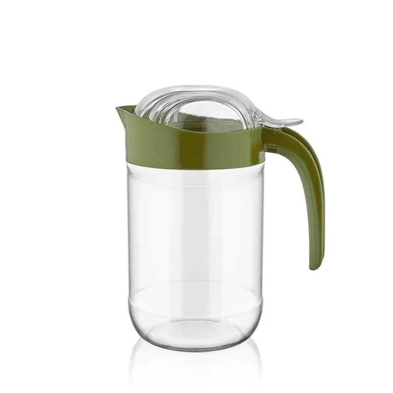 IRIS C-00130 Alegre olaj és ecet kiöntő üvegkancsó 660ml, zöld IRIS C-00130 Alegre olaj és ecet kiöntő üvegkancsó 660ml, zöld
